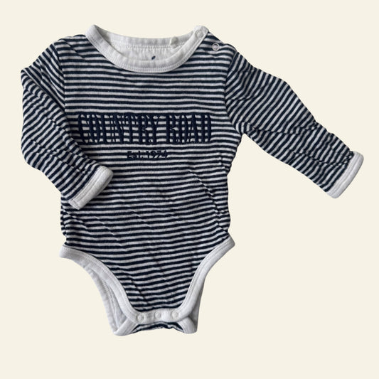 Country Road navy stripe bodysuit size 000