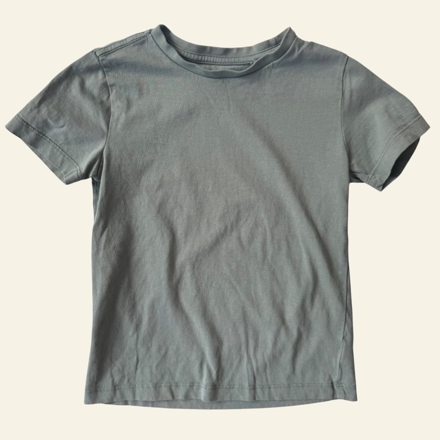 Target green khaki plain tshirt size 4