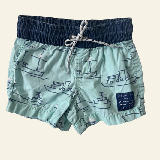 Country Road green and blue board shorts size 00