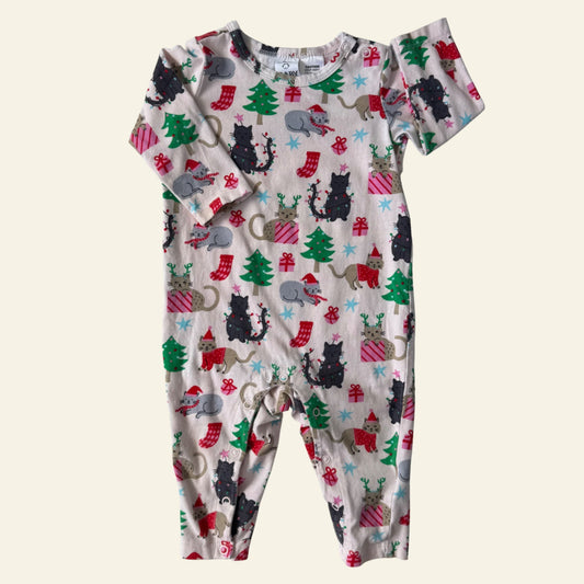 Cotton On Christmas cats onesie size 0