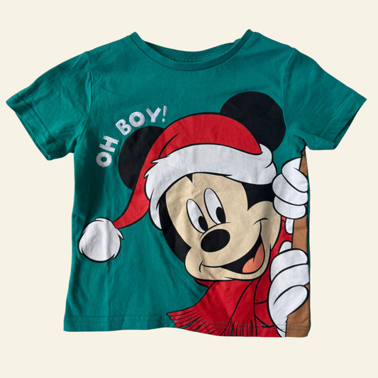 Disney Mickey Mouse Christmas tshirt size 2