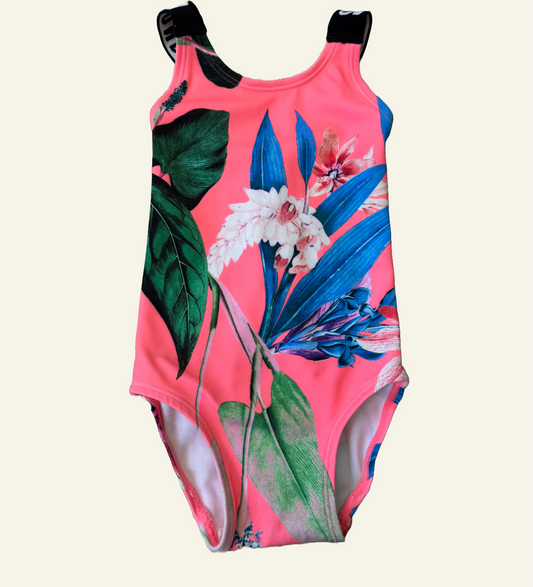 Bonds pink floral bathers size 00