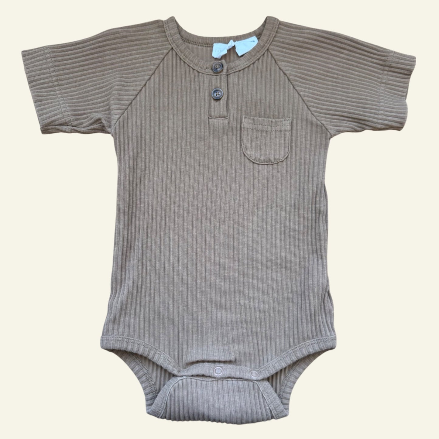 Jamie Kay brown ribbed bodysuit size 1