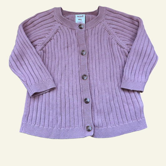 Seed baby pink cardigan size 0