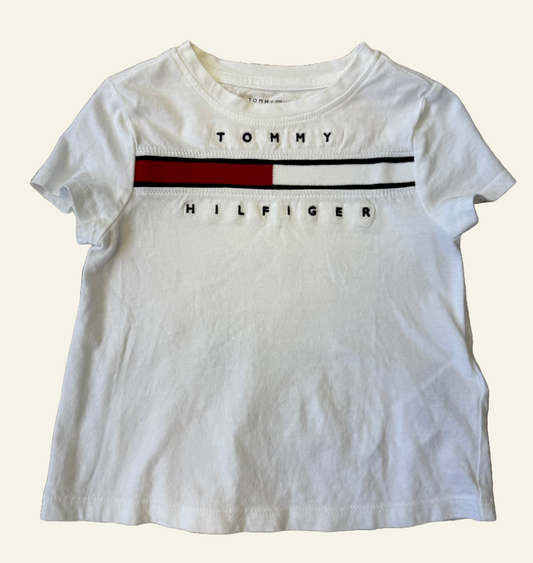 Tommy Hilfiger white t-shirt size 2-3