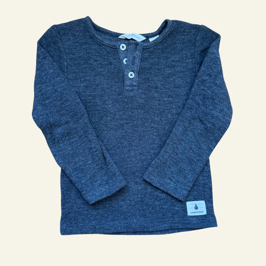 Country Road dark grey long sleeve top size 1 (name on tag)