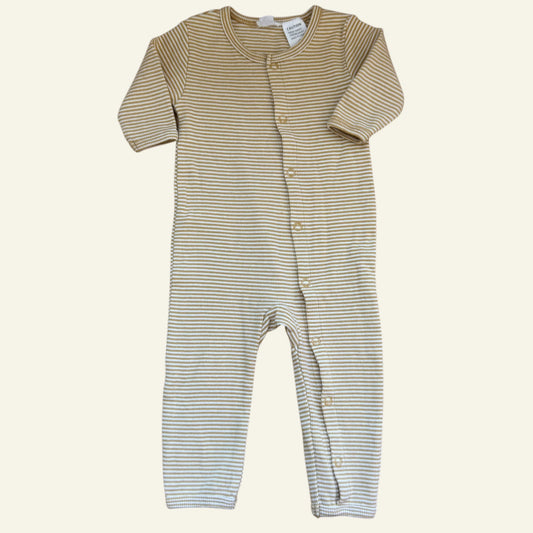Jamie Kay yellow stripe onesie size 0000