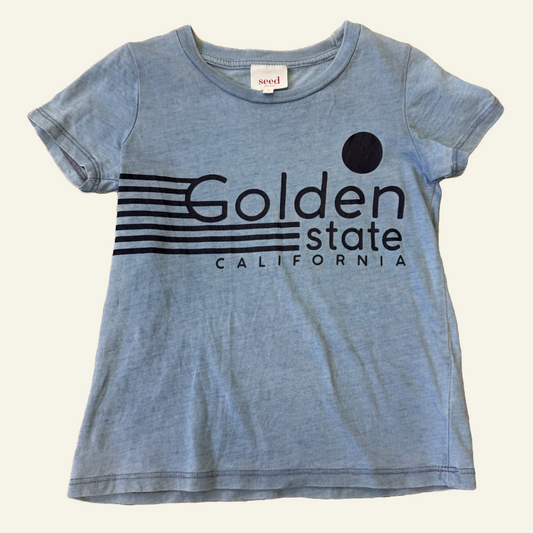 Seed ‘Golden State’ blue t-shirt size 3