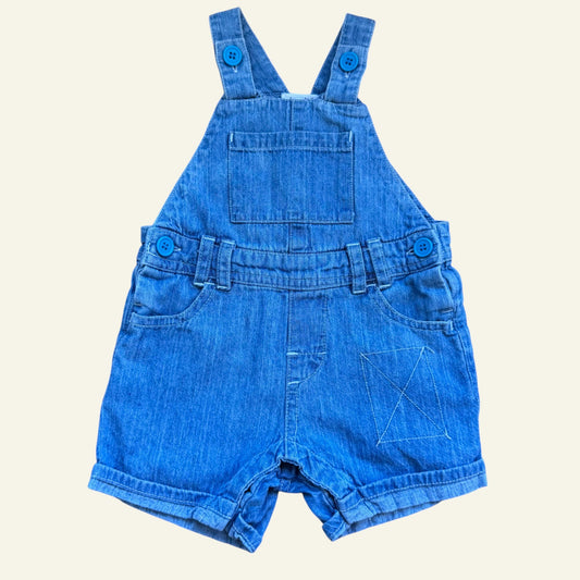 Dymples light blue denim overalls size 00