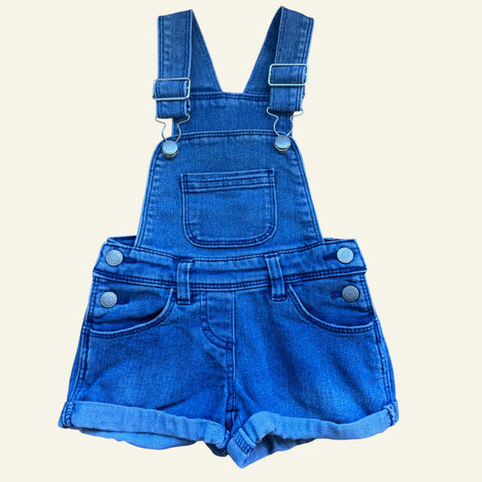 H&T blue denim overalls size 1