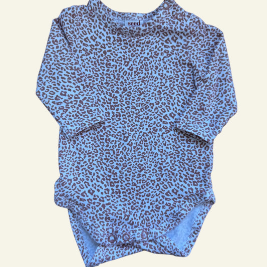 Seed leopard print bodysuit size 000