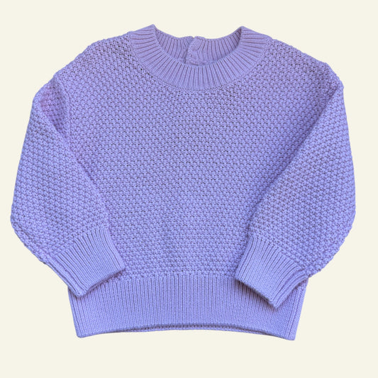Baby Berry Organic pink knit jumper size 1
