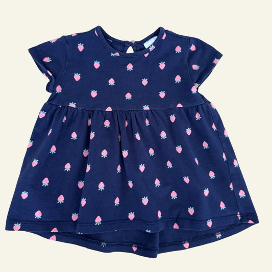 Target navy strawberry top size 00