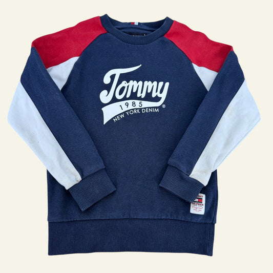 Tommy Hilfiger navy logo jumper approx size 5