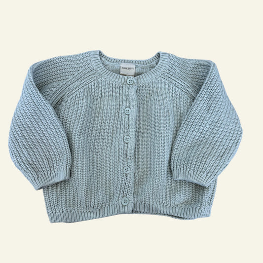 Baby Berry green knit cardigan size 0