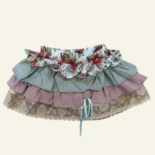 Arthur Ave. layered patterned skirt size 0