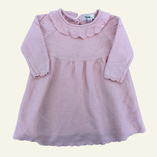 Bebe pink knitted dress size 0