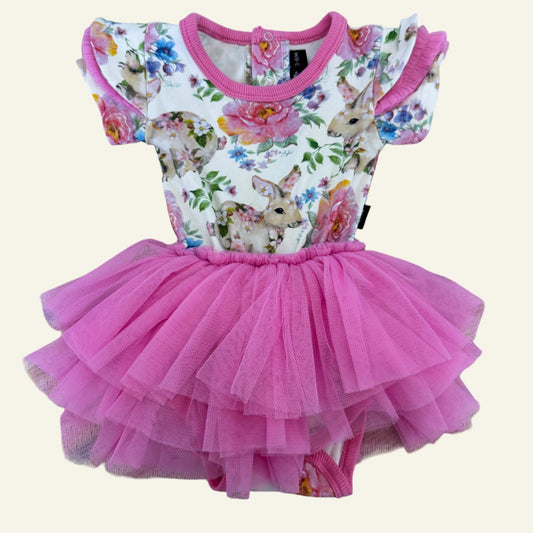 Rock Your Baby pink bunny dress size 00