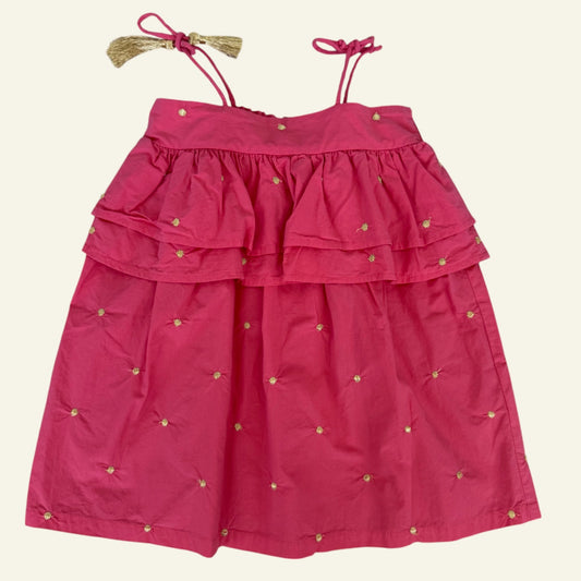 Seed pink and gold dress size 3