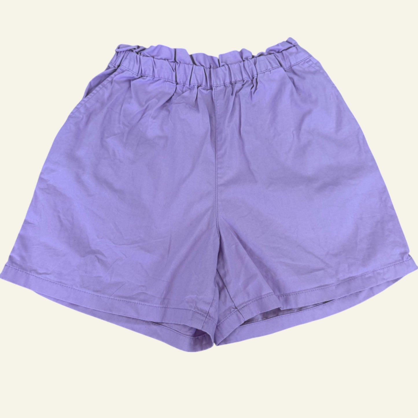 Uniqlo purple linen shorts size 7/8