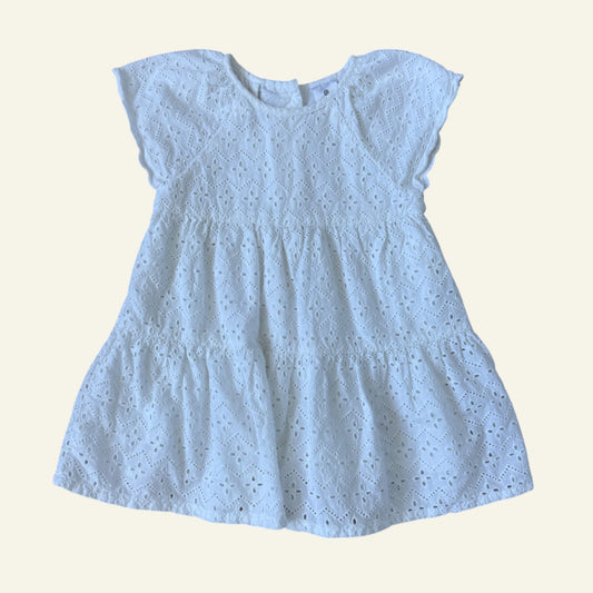 Target white detailed dress size 1