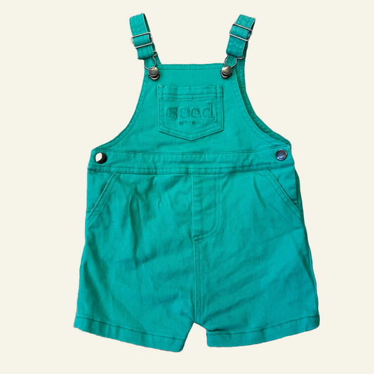 Seed green overalls size 0