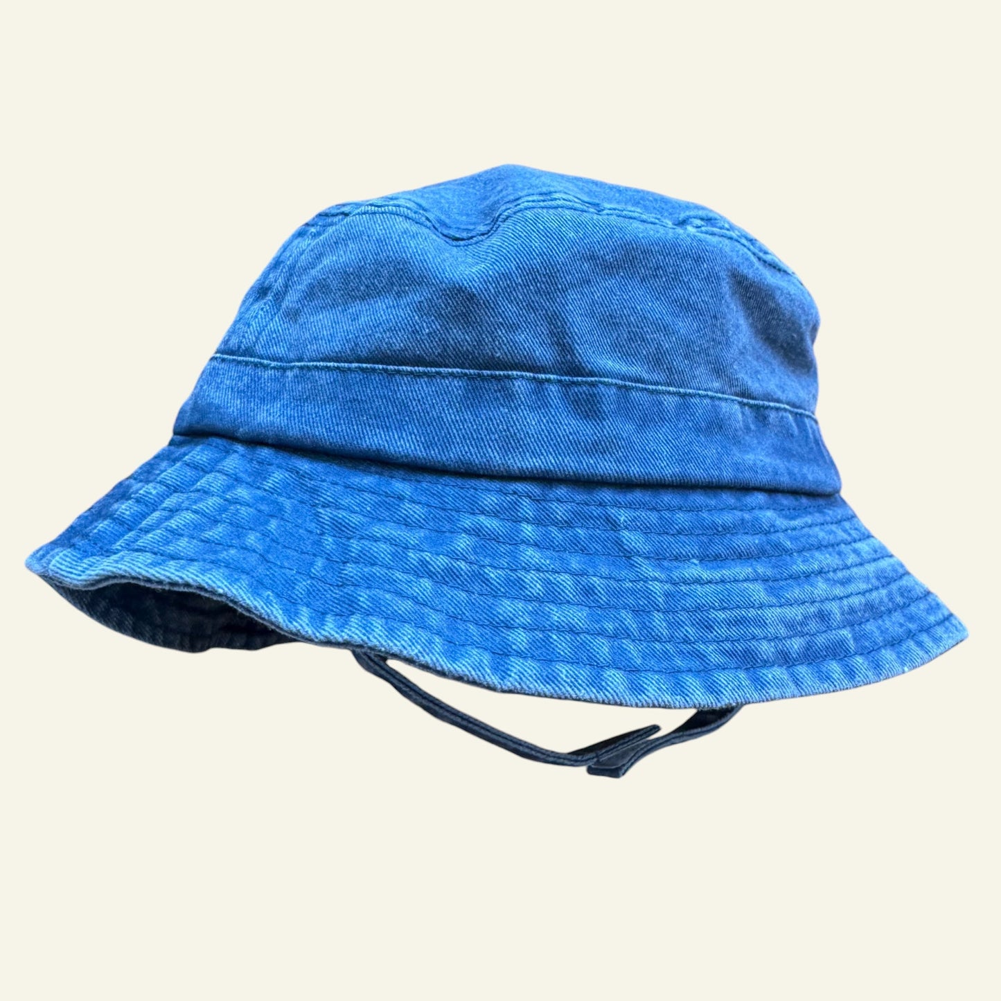 Dymples blue denim hat size 0 to 12 months