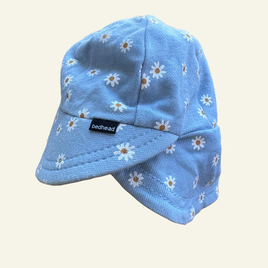 Beadhead blue daisy sunhat size XS (3-6 months)