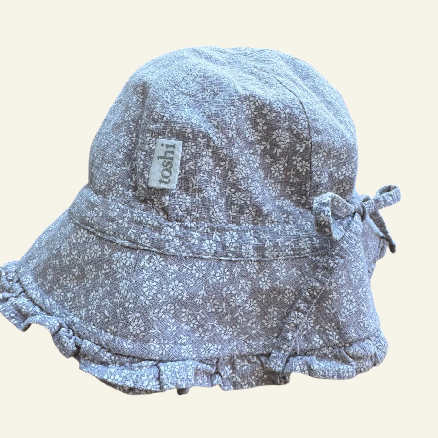 Toshi grey floral sunhat size S