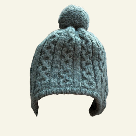 Country Road green knitted beanie one size