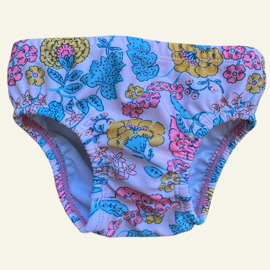 Purebaby floral swim nappy size 1