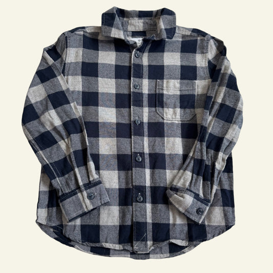 Target navy check shirt size 7