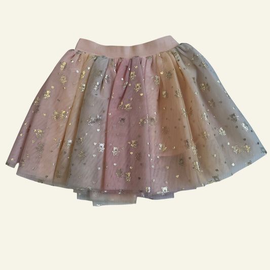 Hux rainbow tulle skirt size 7
