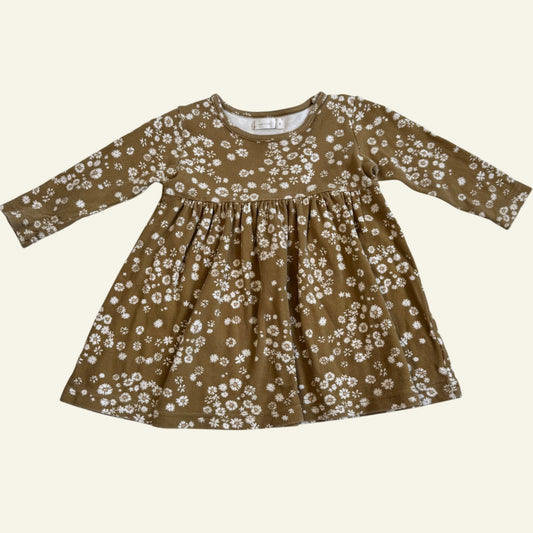 Jamie Kay khaki floral dress size 1