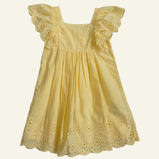 H&M yellow sundress size 3-4