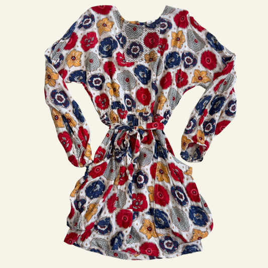 Jack and Milly floral long sleeve dress size 8