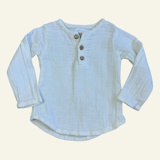 Jamie Kay cream linen top size 0