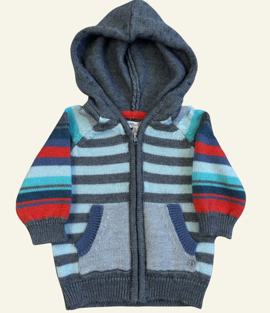 Fox and Finch stripe knit jacket size 0