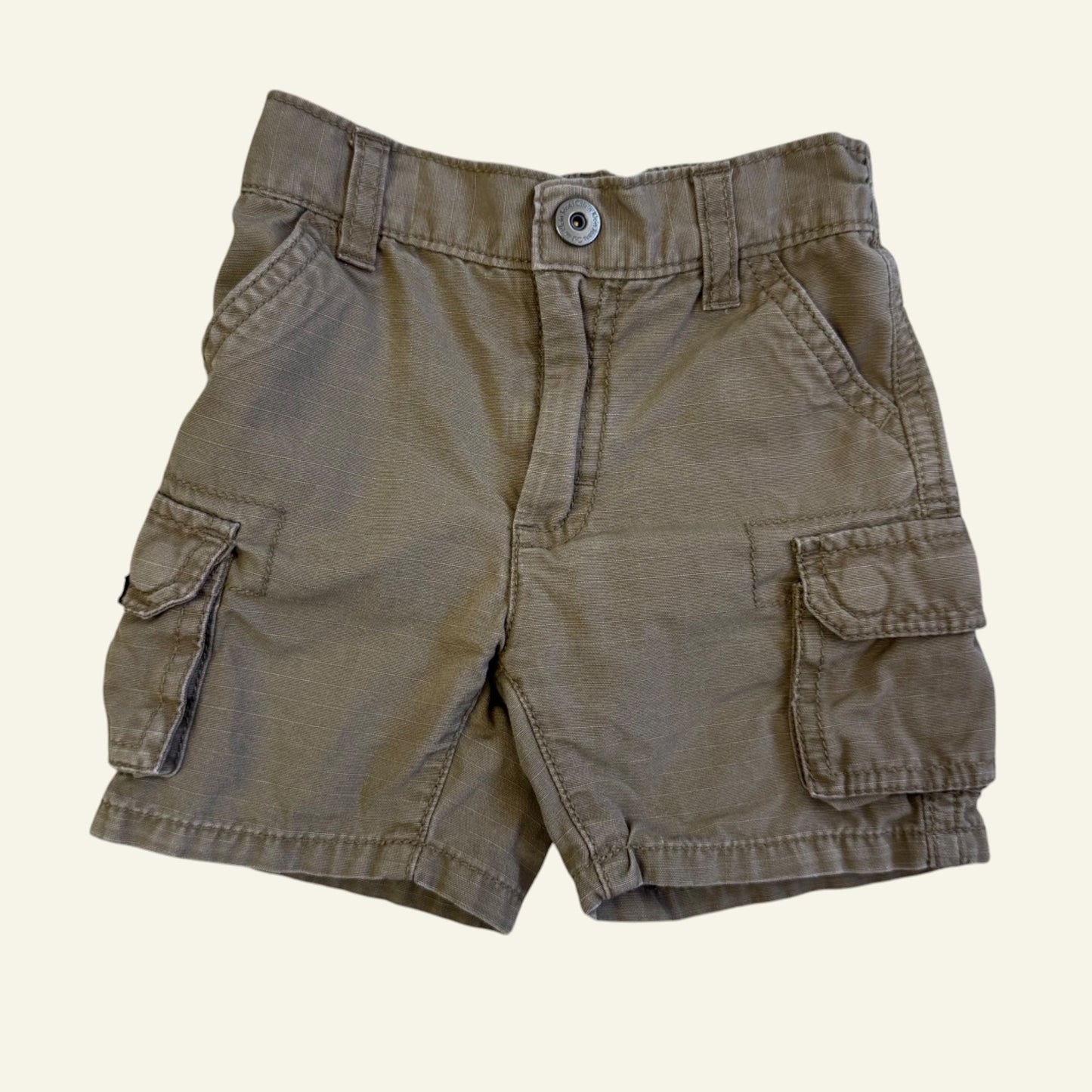 Calvin Klein tan cargo shorts size 6-9m