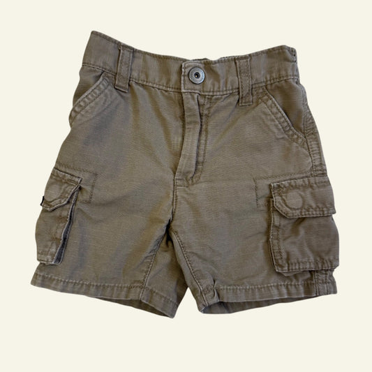 Calvin Klein tan cargo shorts size 6-9m