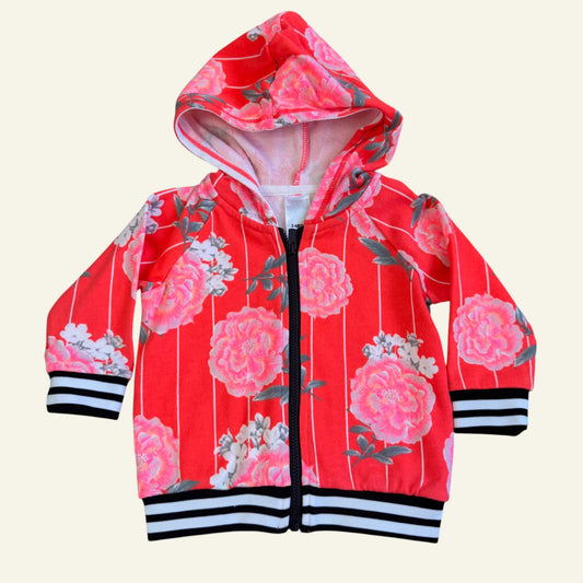 Bonds red floral jacket size 00