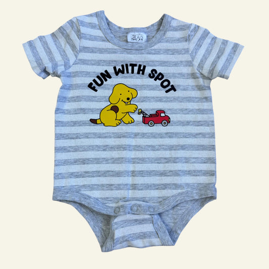 Fun with Spot grey bodysuit size 00