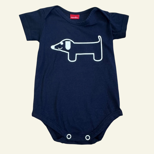 Navy dog bodysuit size 000