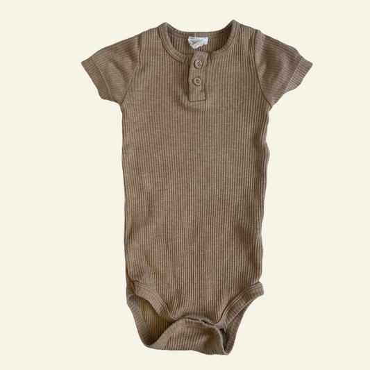 Jamie Kay brown short sleeve bodysuit size 2
