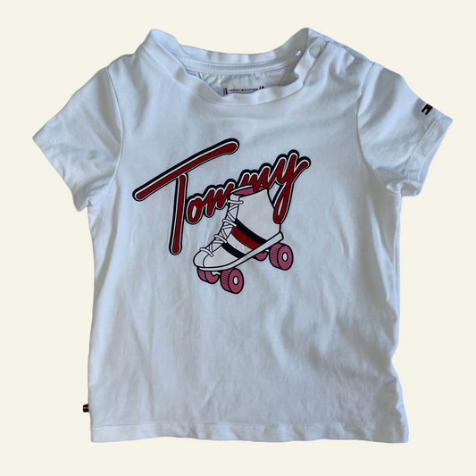Tommy rollerskates tshirt size 9-12 months