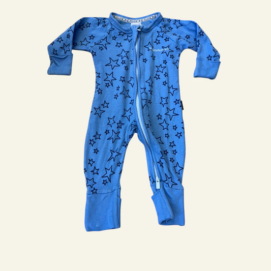 Bonds blue star wondersuit size 0000