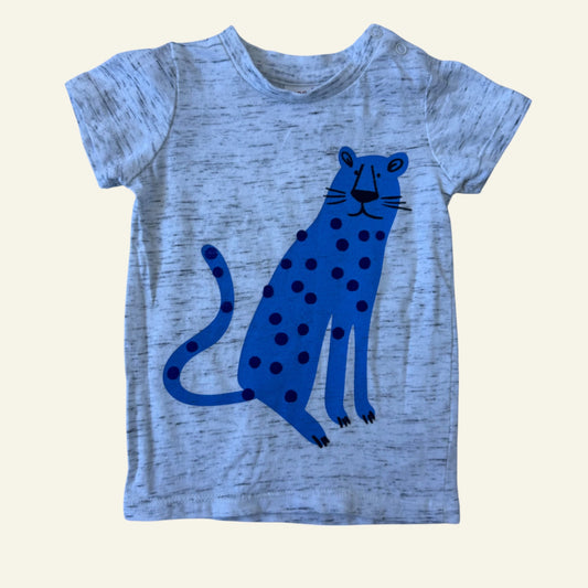 Seed blue leopard t-shirt size 000