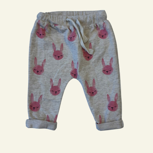 Seed pink bunny leggings size 000