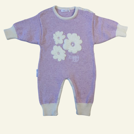 Ziggy Lou purple floral onesie size 000