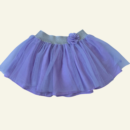 Cotton On purple tulle skirt size 1-2